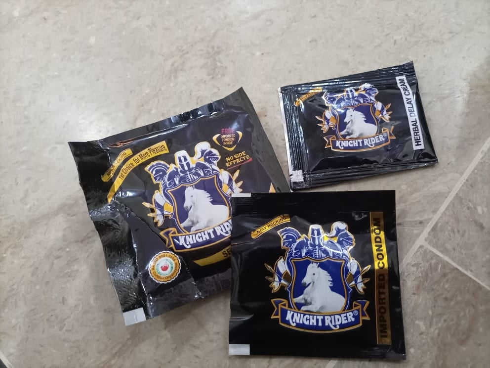 KNight Rider CoNDoM box 12 pcs + deLay cream